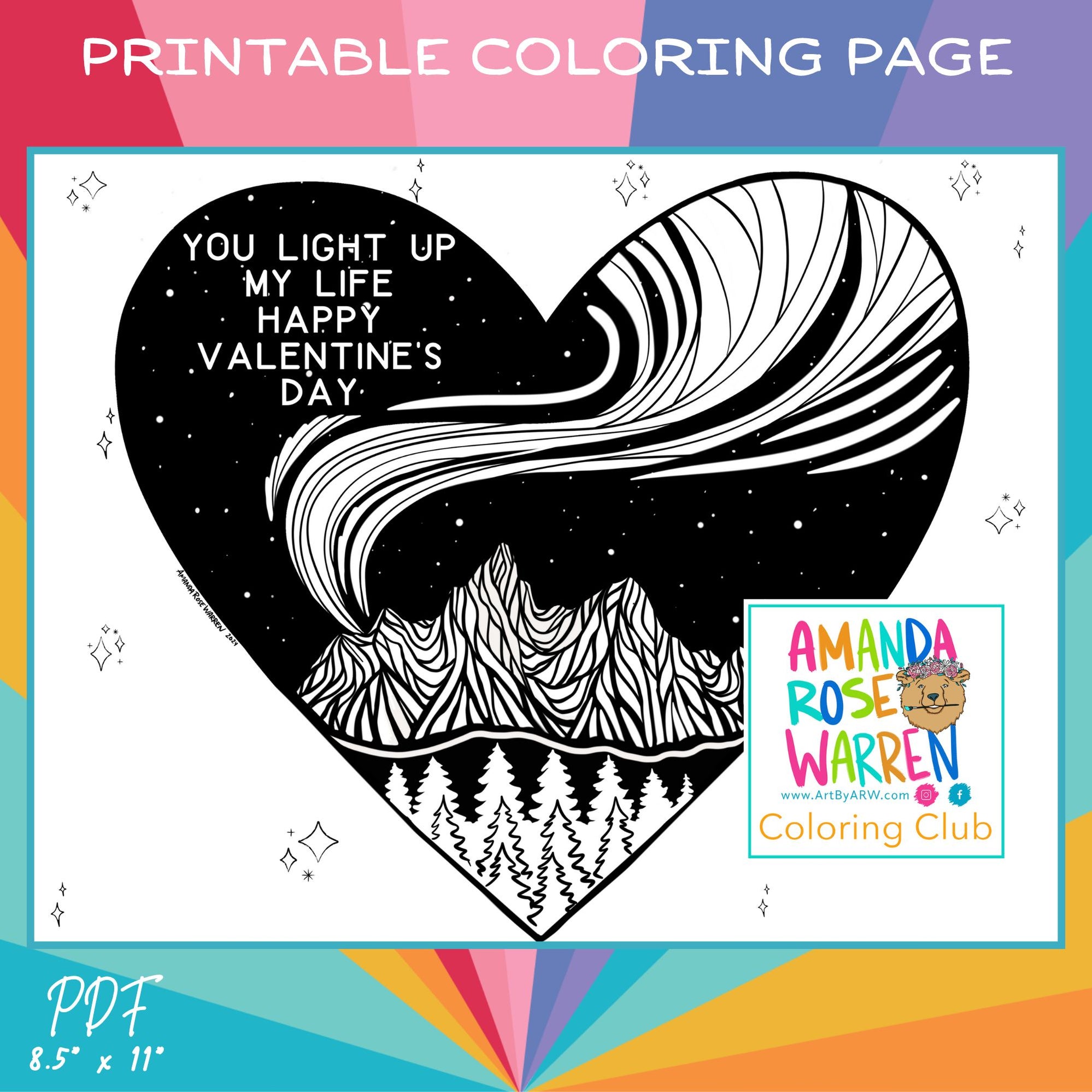 COLORING PAGES Amanda Rose Warren LLC