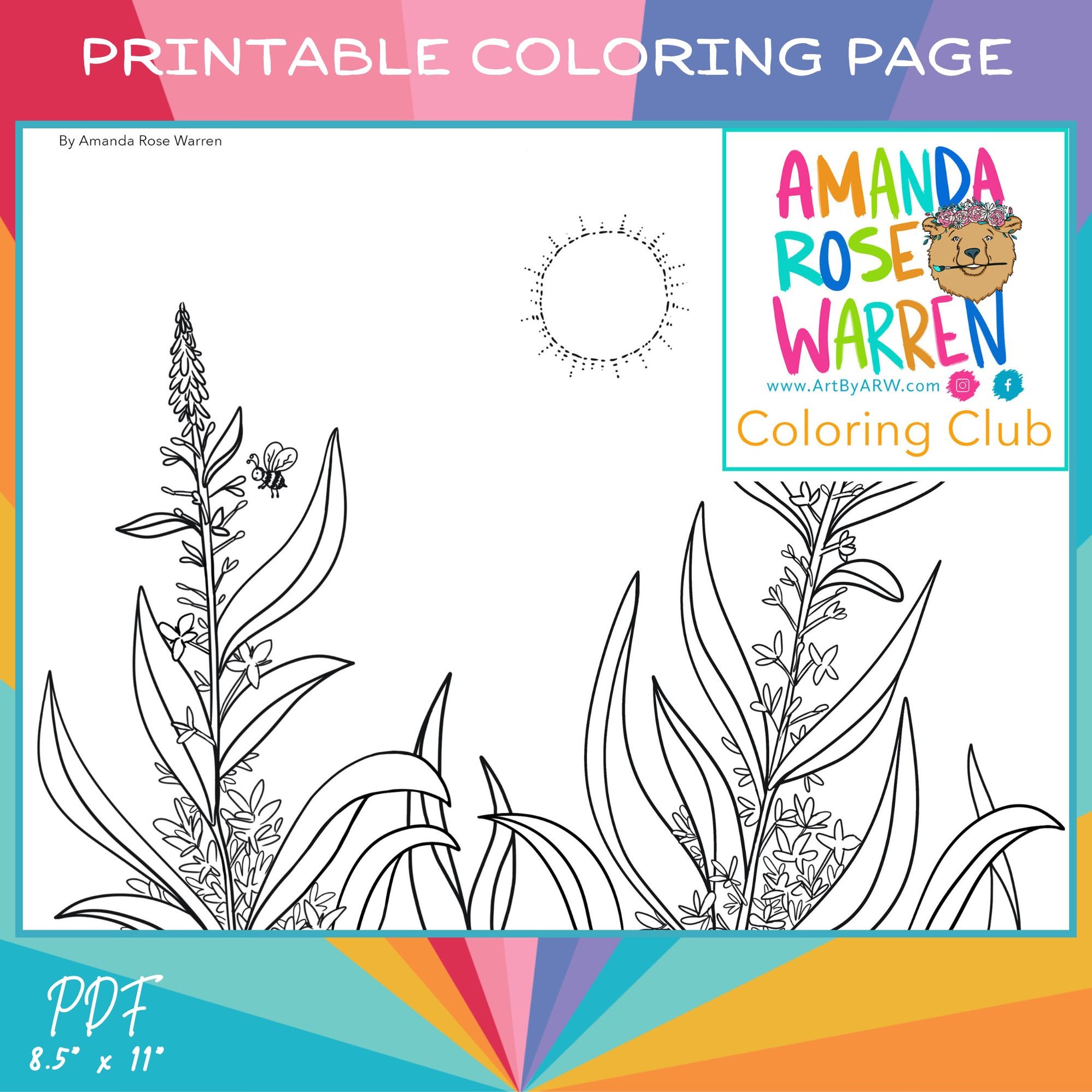 Amanda Rose Warren Coloring Pages