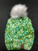 handmade wool hat with pom 