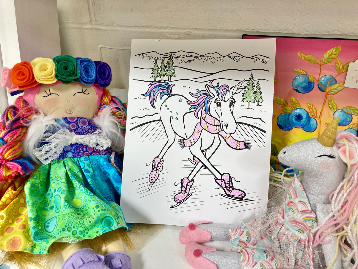December 2023 Coloring Page– Amanda Rose Warren LLC