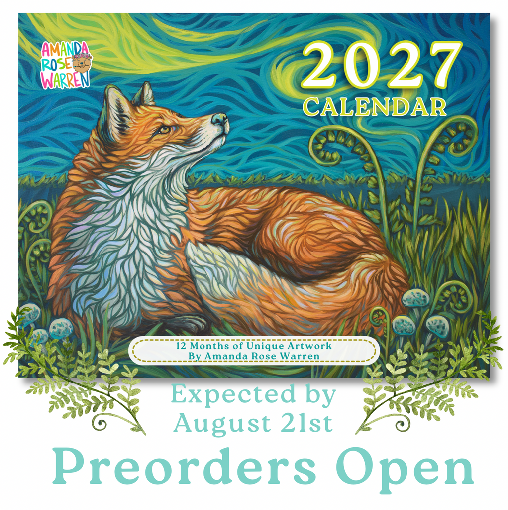 Preorders Open with cover of calender laying next to ferns 