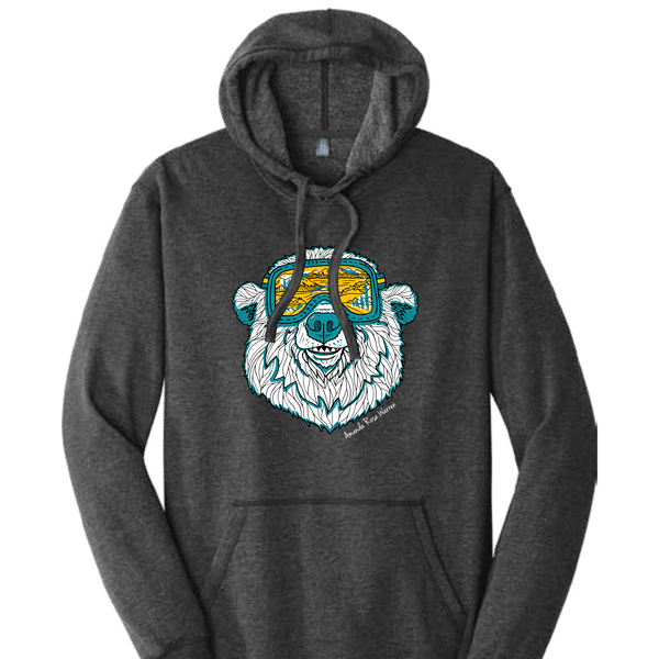 Polar Bear Fleece Hoodie| Amanda Rose Warren– Amanda Rose Warren LLC