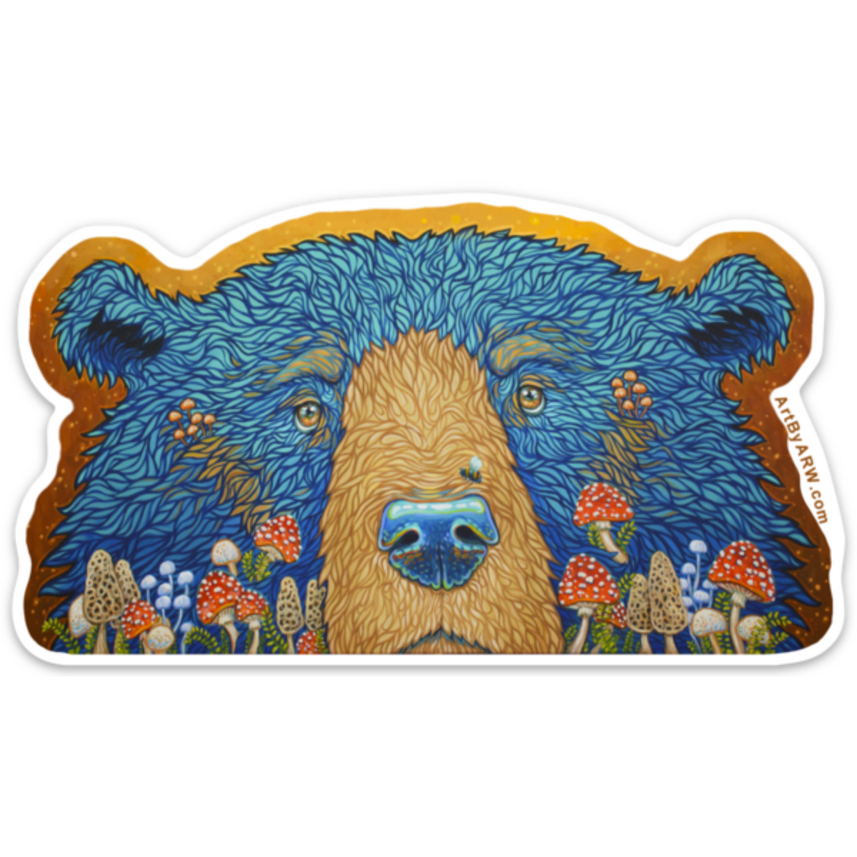 Fun Guy, Fungi Waterproof Sticker| Amanda Rose Warren– Amanda Rose ...