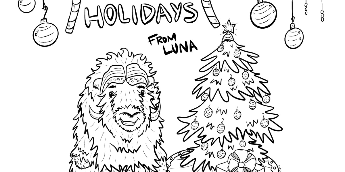 December Coloring Page– Amanda Rose Warren LLC